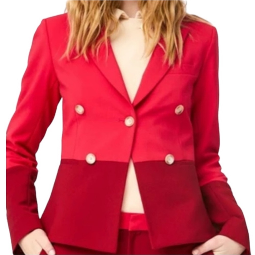Argent Colorblocked Blazer